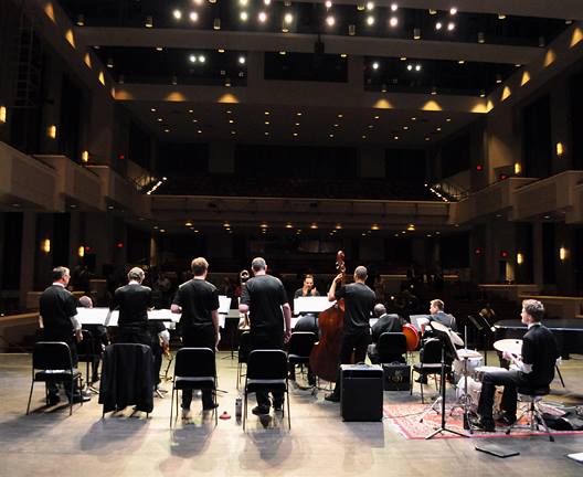 Black and White image of NOVA Jazz Band