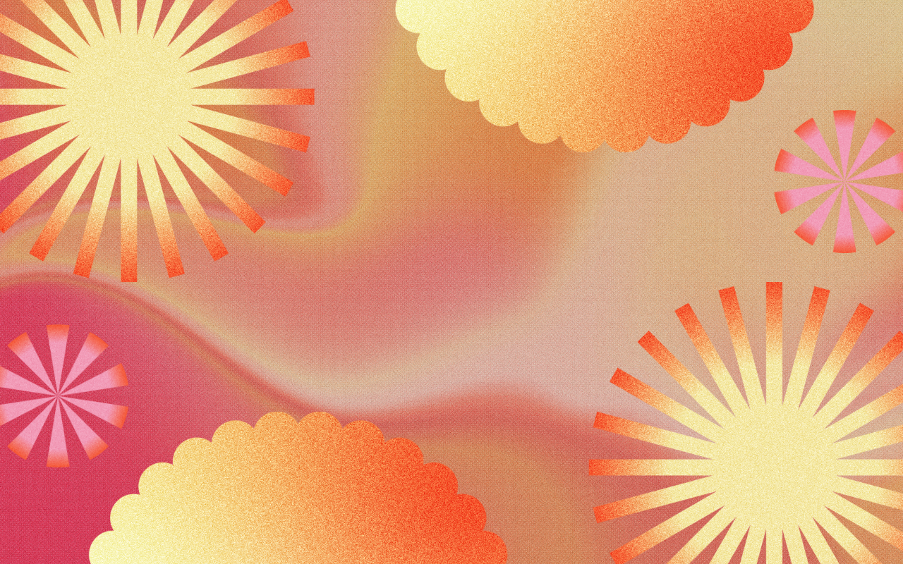Colorful header 
