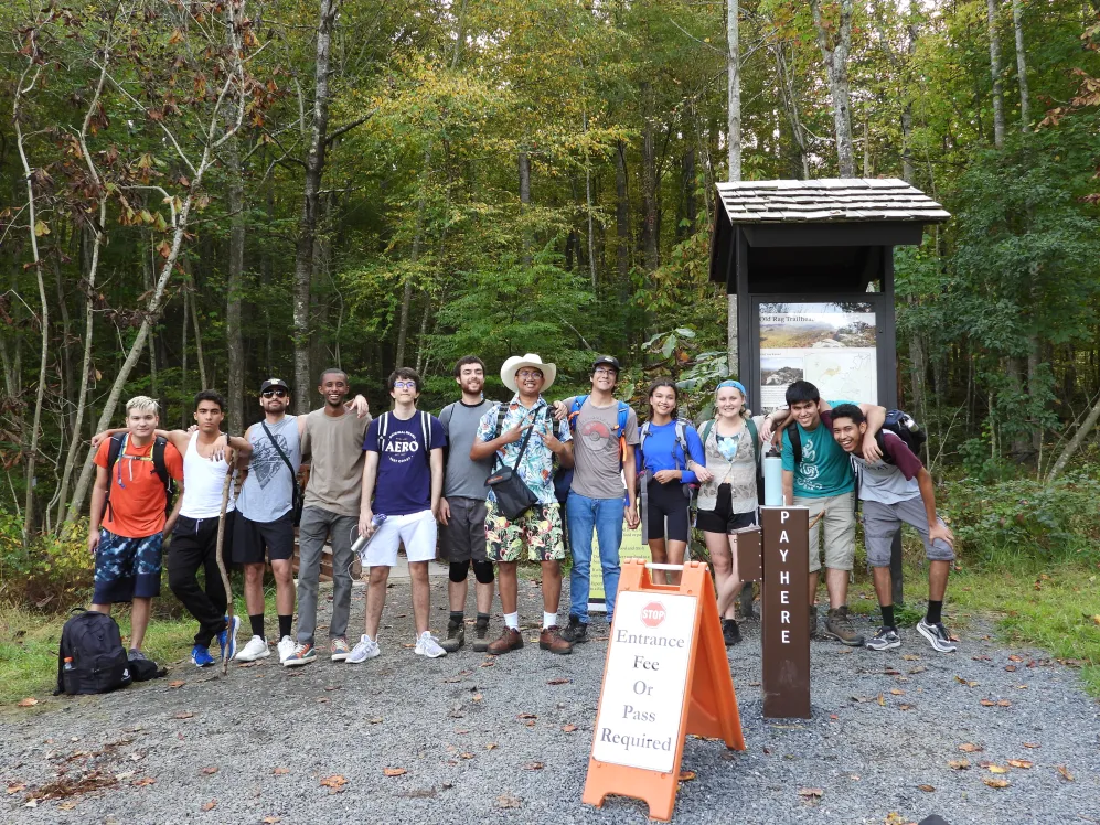 SPS prior to a club organized hike!