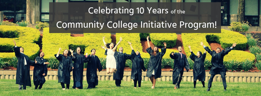 Celebrating 10 Years of the Community College Initiative Program Banner