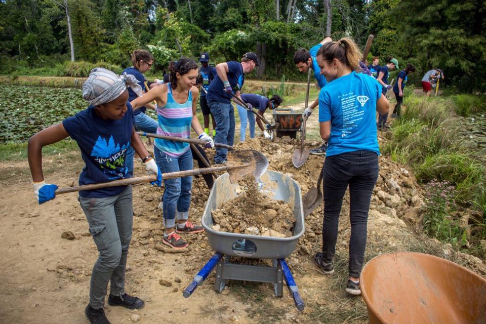 To commemorate the 9/11 Day of Service, NOVA CCI joined the SCA at Kenilworth Park to help prepare the grounds for the National Parks Service Centennial