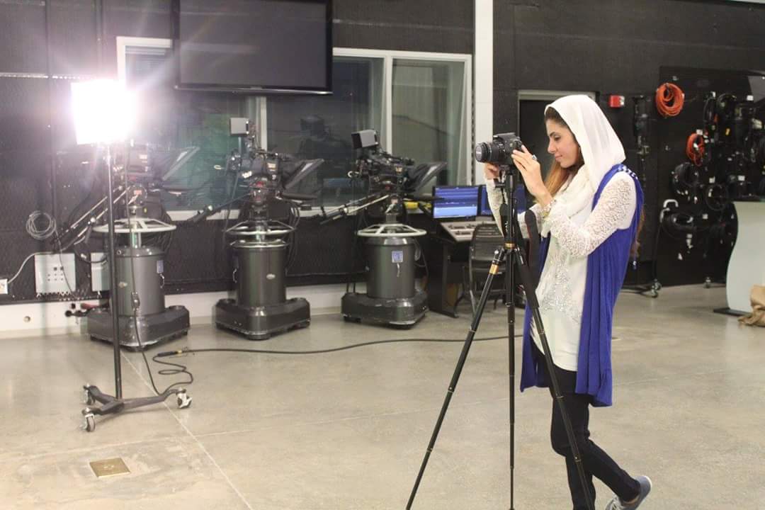 Tayyab Siddiqui with a camera