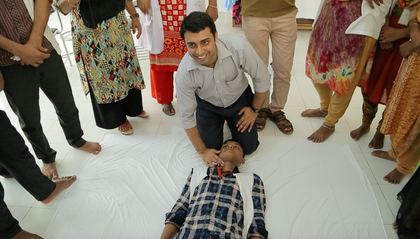 Muhammad Ferdaus’s public safety training workshops gives community members in Bangladesh