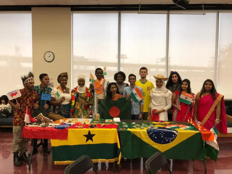 The World as Global Village event at Bunker Hill Community College was co-sponsored by the CCI Program at BHCC and the BHCC Hospitality Club.