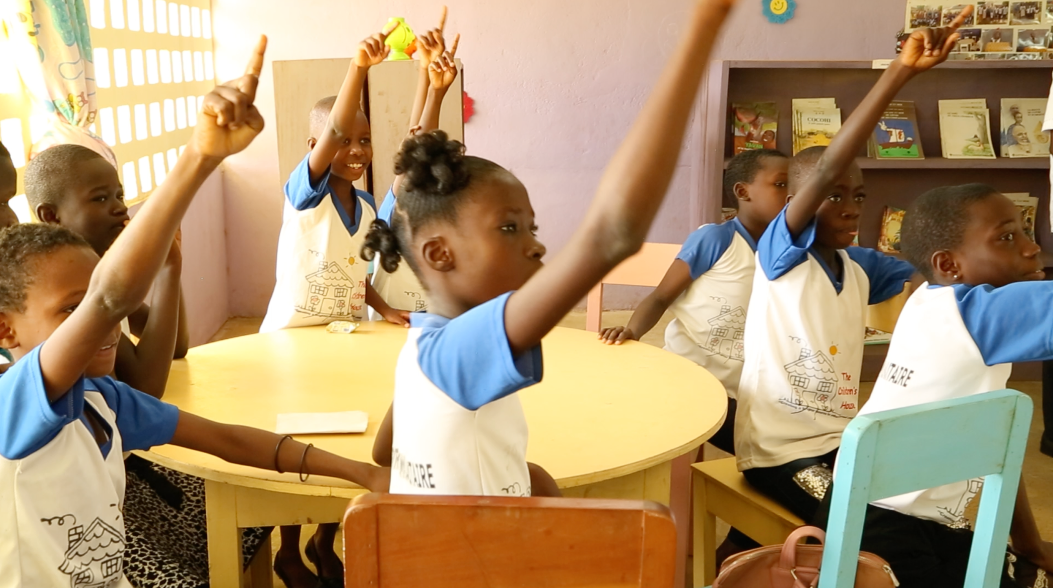 Thanks to CCI alumna Philomene’s children’s community center, students at The Children’s House eagerly participate in spelling bees, read-a-thons, and other learning activities.