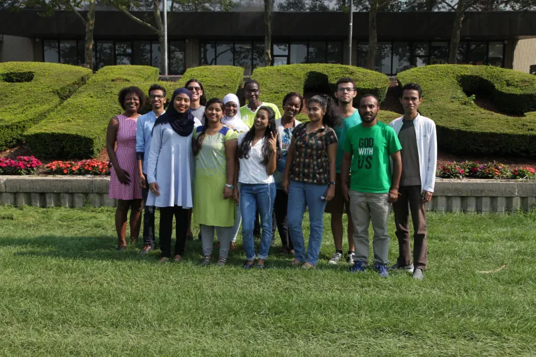 The 2018-19 CCI cohort at Bunker Hill Community College in Massachusetts.