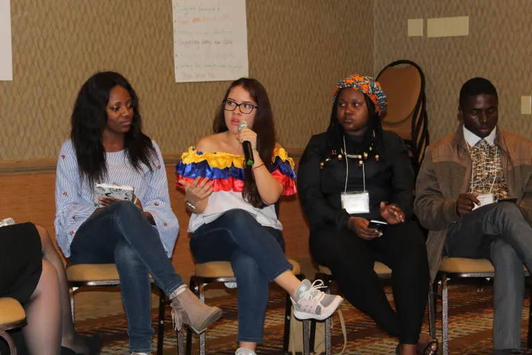 The Maximizing Your Remaining Experience panel was led by a group of CCI participants who had made the most of their fall semester in the United States.