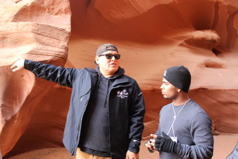 Walking through Antelope Canyon gave CCI participants a chance to learn about slot canyon formation, and about Native American history and culture.