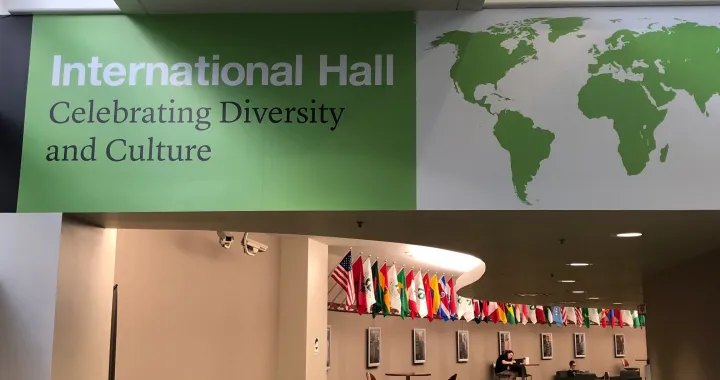 College of DuPage International Hall Celebrating Diversity and culture Banner