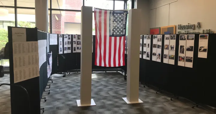 American flag displayed
