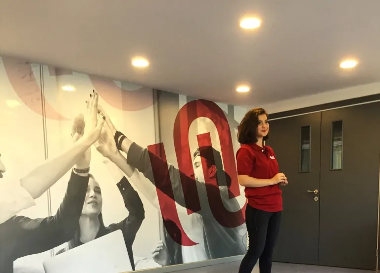 CCI alumna Esra Akkaya talked about her personal and academic achievements as a CCI participant to an audience at Ayvansaray University in Turkey.