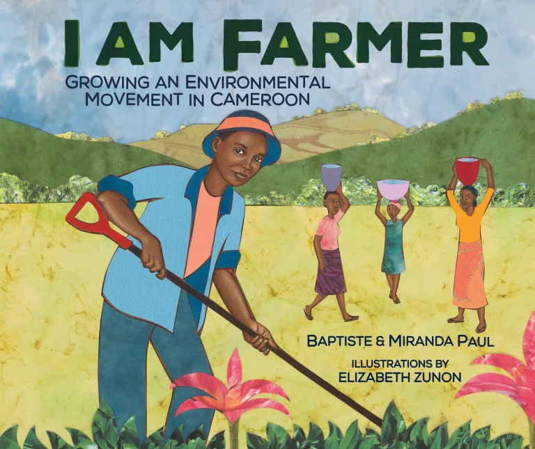 I Am Farmer, a children’s book written by authors Baptiste and Miranda Paul, is about CCI alumnus Tantoh “Farmer” Nforba.