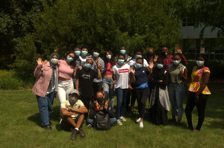 The 2021-22 CCI cohort at Northern Virginia Community College’s Alexandria Campus in Virginia.