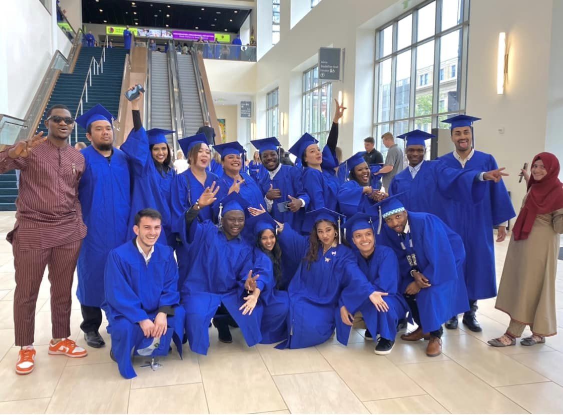 Group picture of CCI students