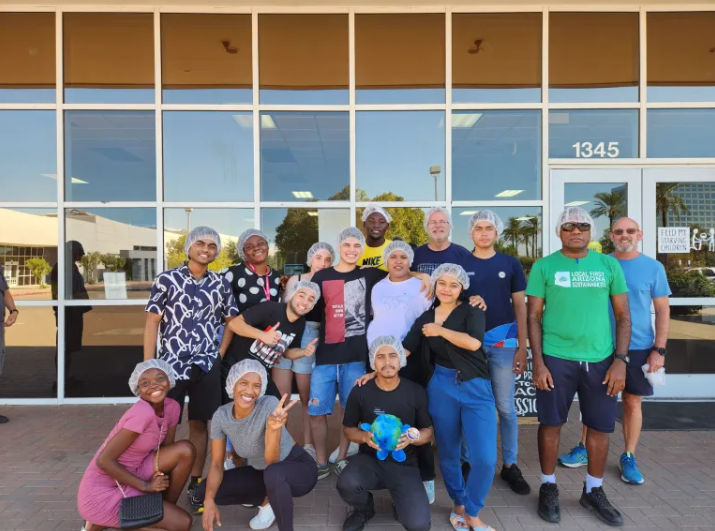 Mesa Community College Participants Volunteer with Feed My Starving Children