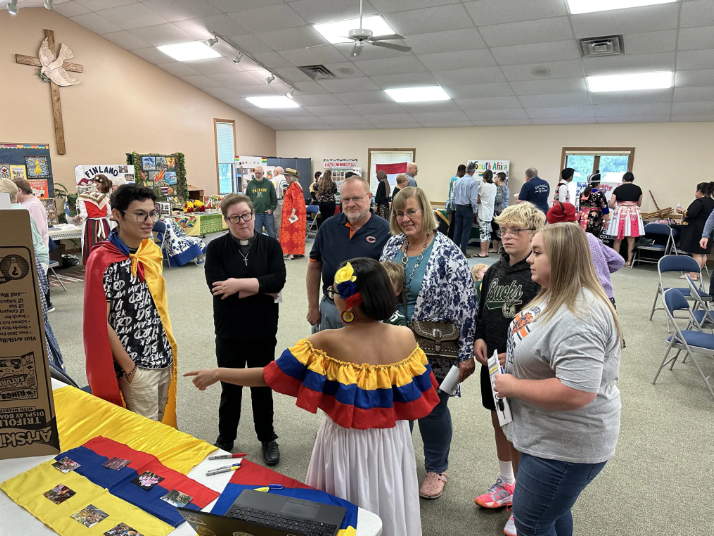 Fox Valley Students Presenting about their Home Countries