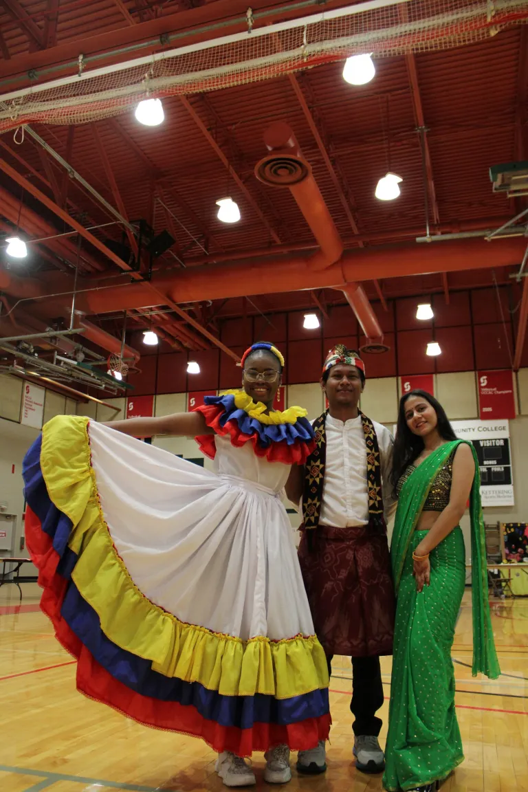 The Sinclair cohort participated in the college’s international fair