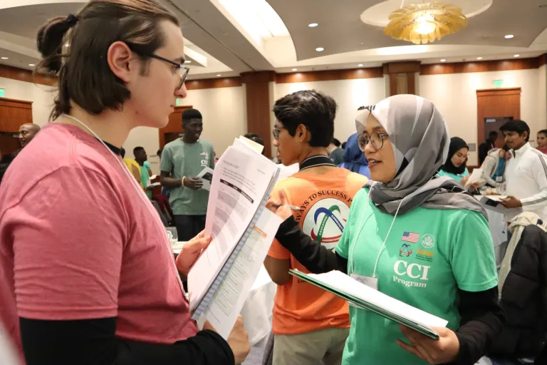 CCI participants work through the “Utilizing Your Strengths and Building Strong teams” activity.
