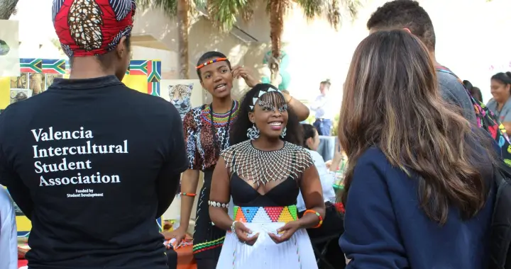 South African CCI students showcasing their culture