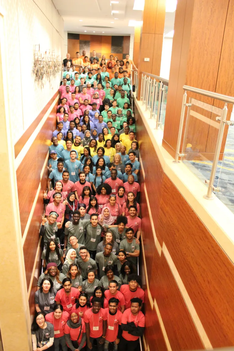 The 2019-2020 CCI cohort at the midyear Pathways to Success Program.