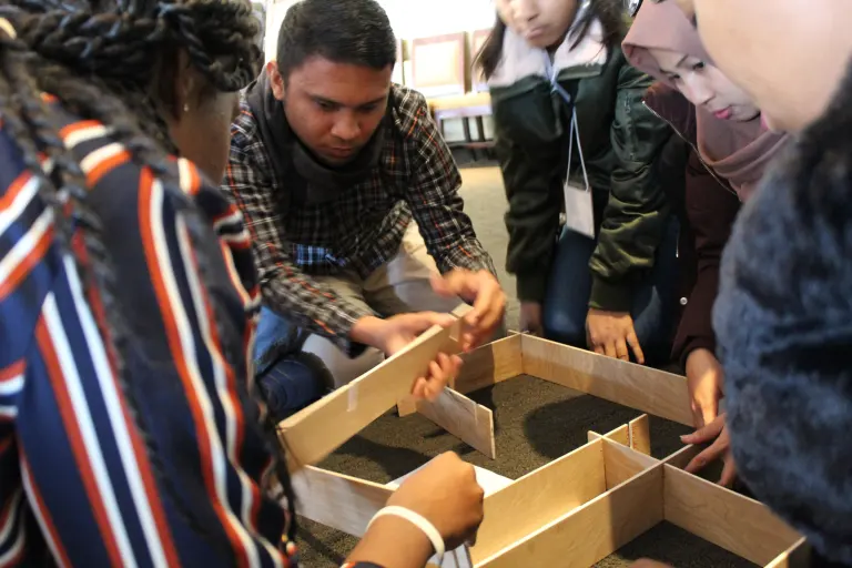 The Teamwork Activity during the PSP gave CCI participants a chance to consider how group dynamics can affect projects. [Photo courtesy of CCI Program Coordinator Kelly Forbes]