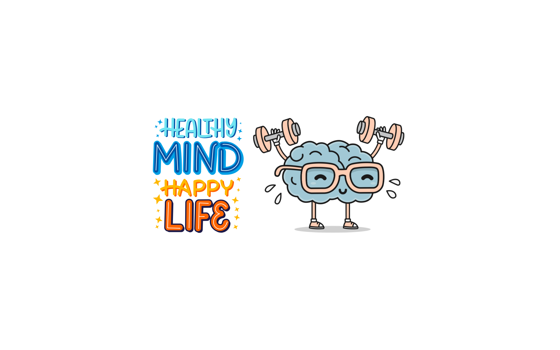 Healthy Brain Cartoon