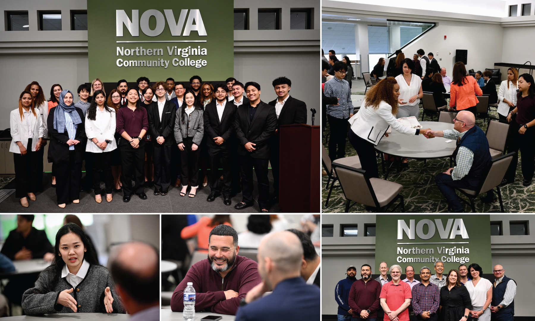 CLRI Grads meeting with Industry Partners at Networking Event